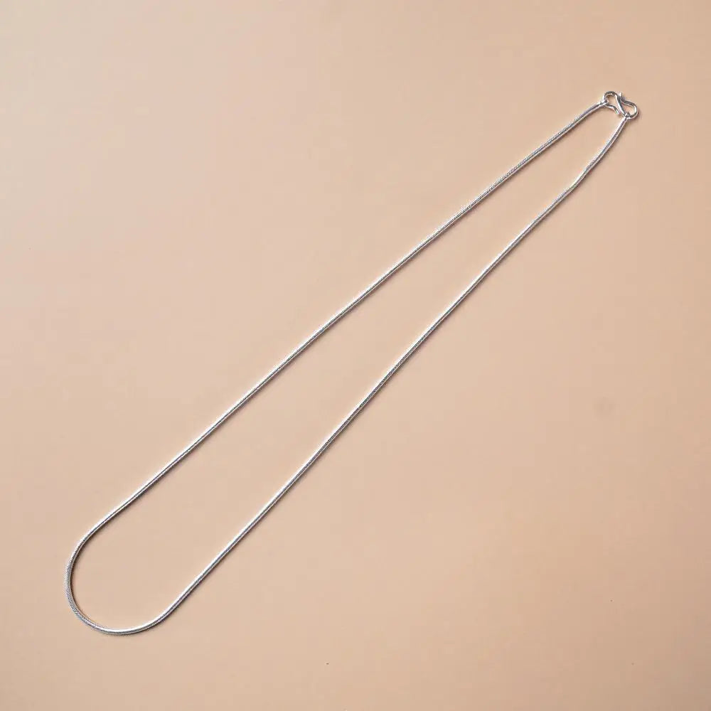 Linga Bhairavi Silver long Chain. Holds Linga Bhairavi Gold, Silver and Copper pendants.