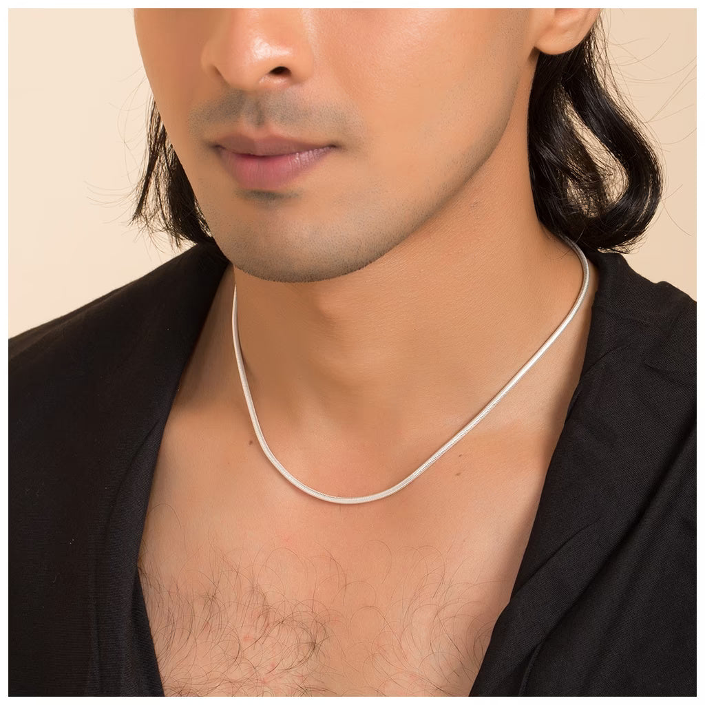 Linga Bhairavi Silver Chain. Holds Linga Bhairavi Gold, Silver and Copper pendants.