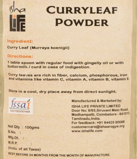 Curry Leaf Powder,100 gm