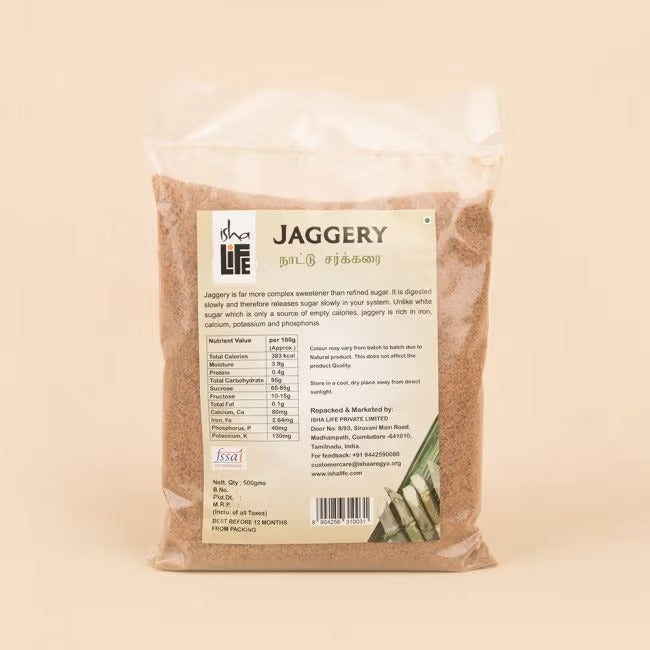 Pure and natural Jaggery. Great alternative to white sugar. Chemical free. High in nutrition (500gm)