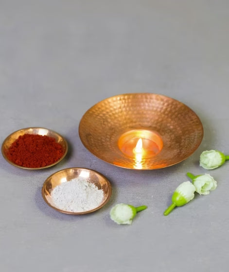 Copper Tea Light Holder