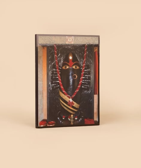 Linga Bhairavi Photo - Black (6"W x 8"H)