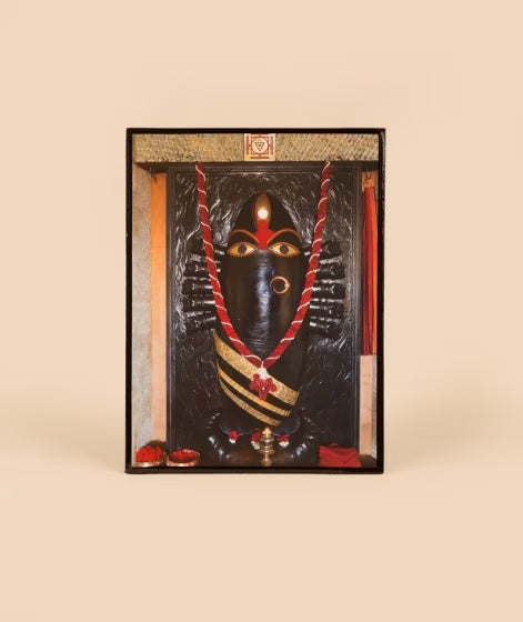 Linga Bhairavi Photo - Black (6"W x 8"H)