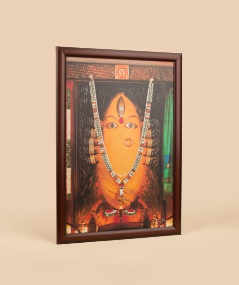 Linga Bhairavi Photo - Turmeric (6"W x 8"H)