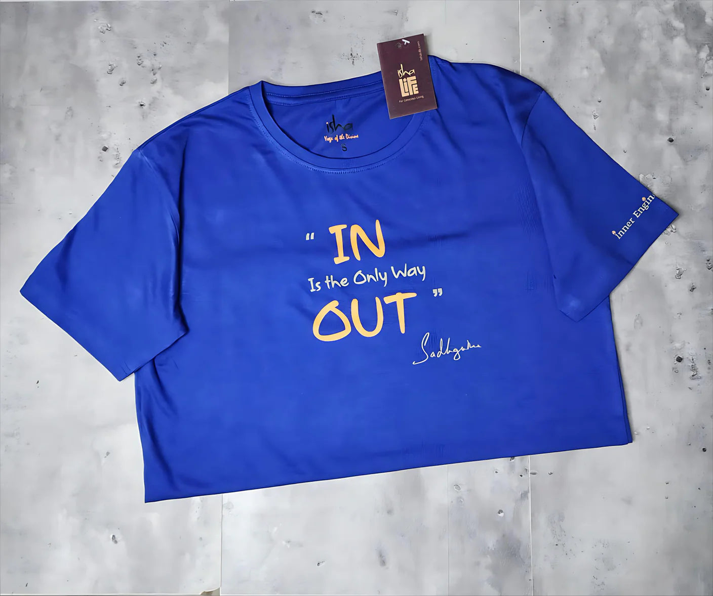 Isha foundation t shirt clearance