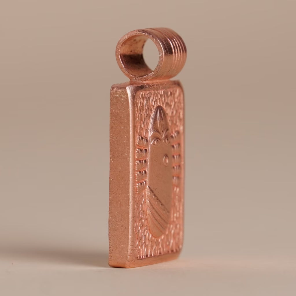 Linga Bhairavi Copper Pendant - Small