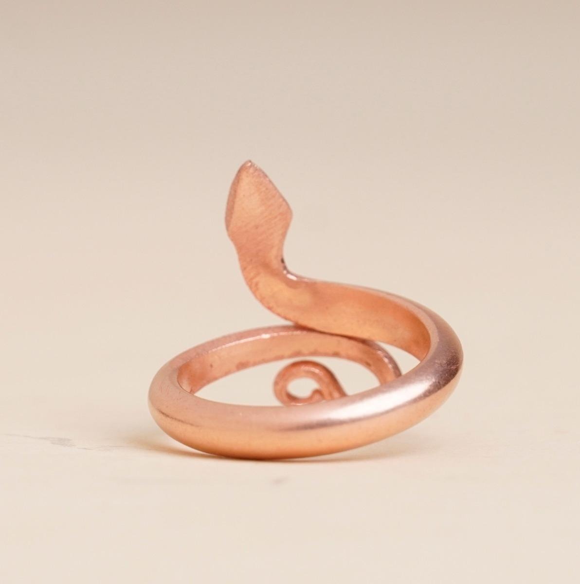 Copper Snake Ring