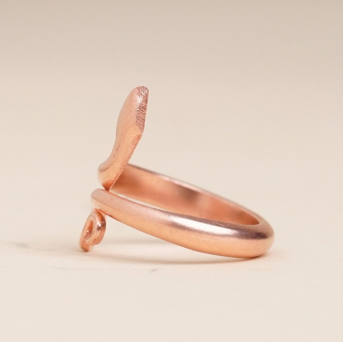 Copper Snake Ring