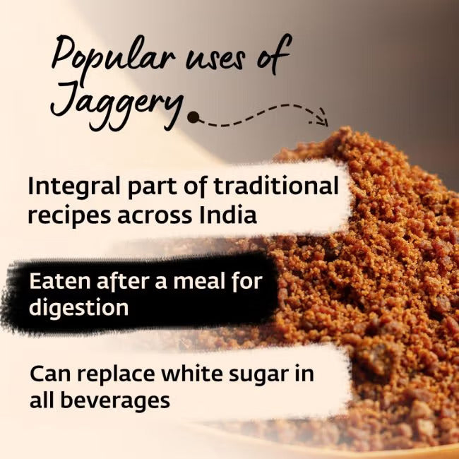 Pure and natural Jaggery. Great alternative to white sugar. Chemical free. High in nutrition (500gm)
