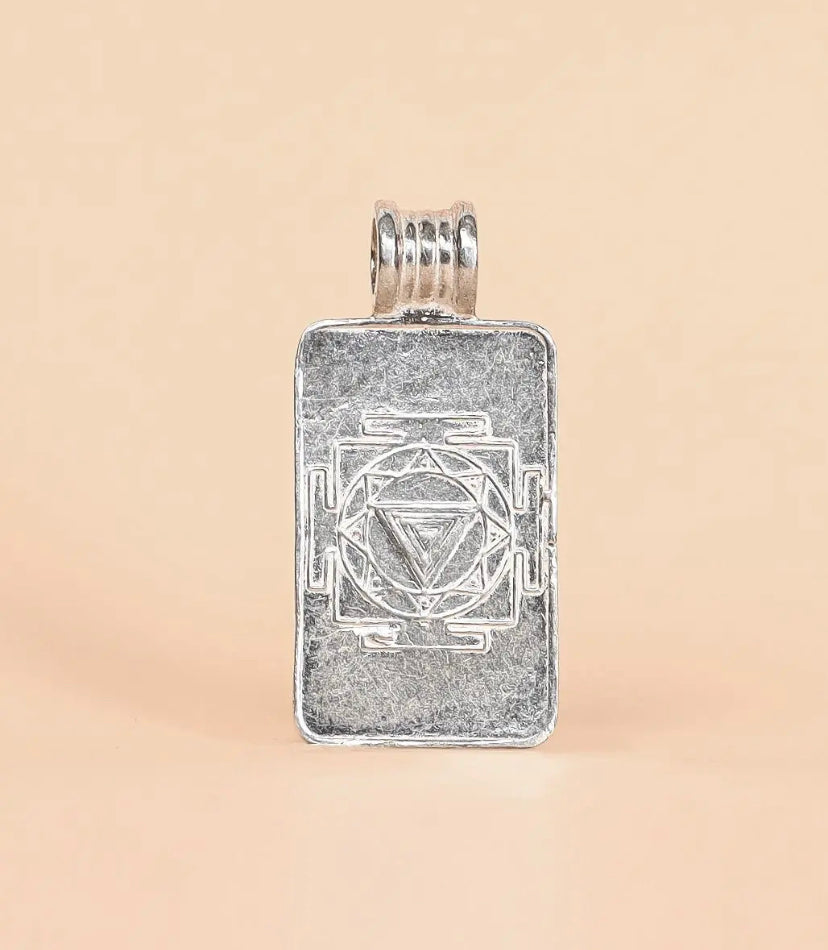 Linga Bhairavi Silver Pendant - Small