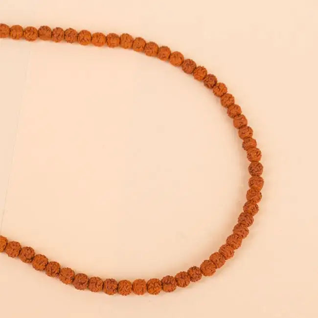 Authentic Isha Panchamukhi (five-faced) Rudraksha Mala. Your cocoon of energy (5.5 mm)