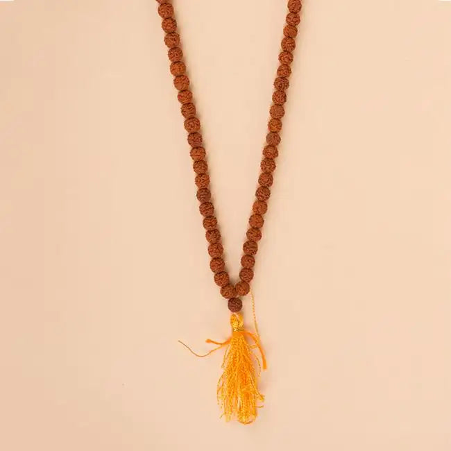 Authentic Isha Panchamukhi (five-faced) Rudraksha Mala. Your cocoon of energy (6.5 mm)