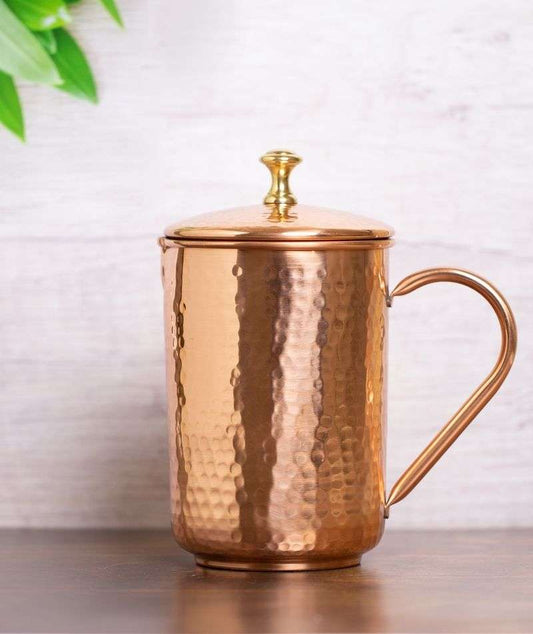 Hammered Copper Water Jug, 1.5 Liters