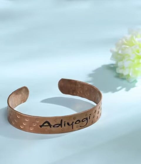 Adiyogi Copper Cuff