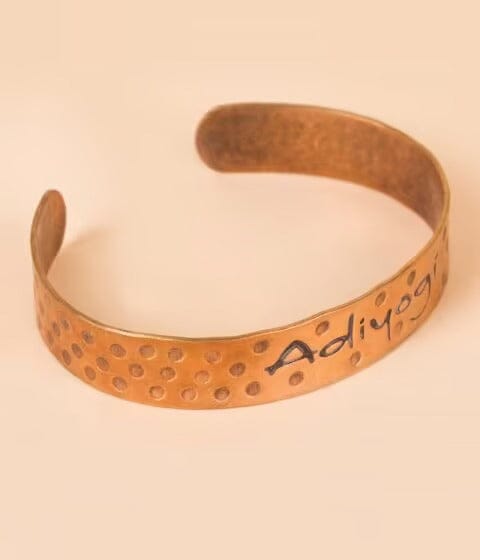 Adiyogi Copper Cuff