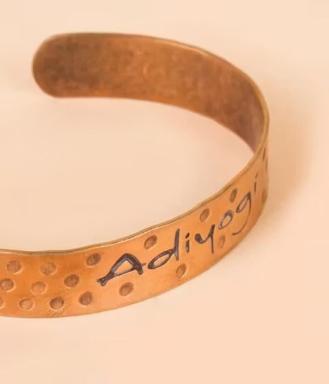 Adiyogi Copper Cuff