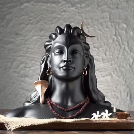 Adiyogi Statue (12 inch, Metal)