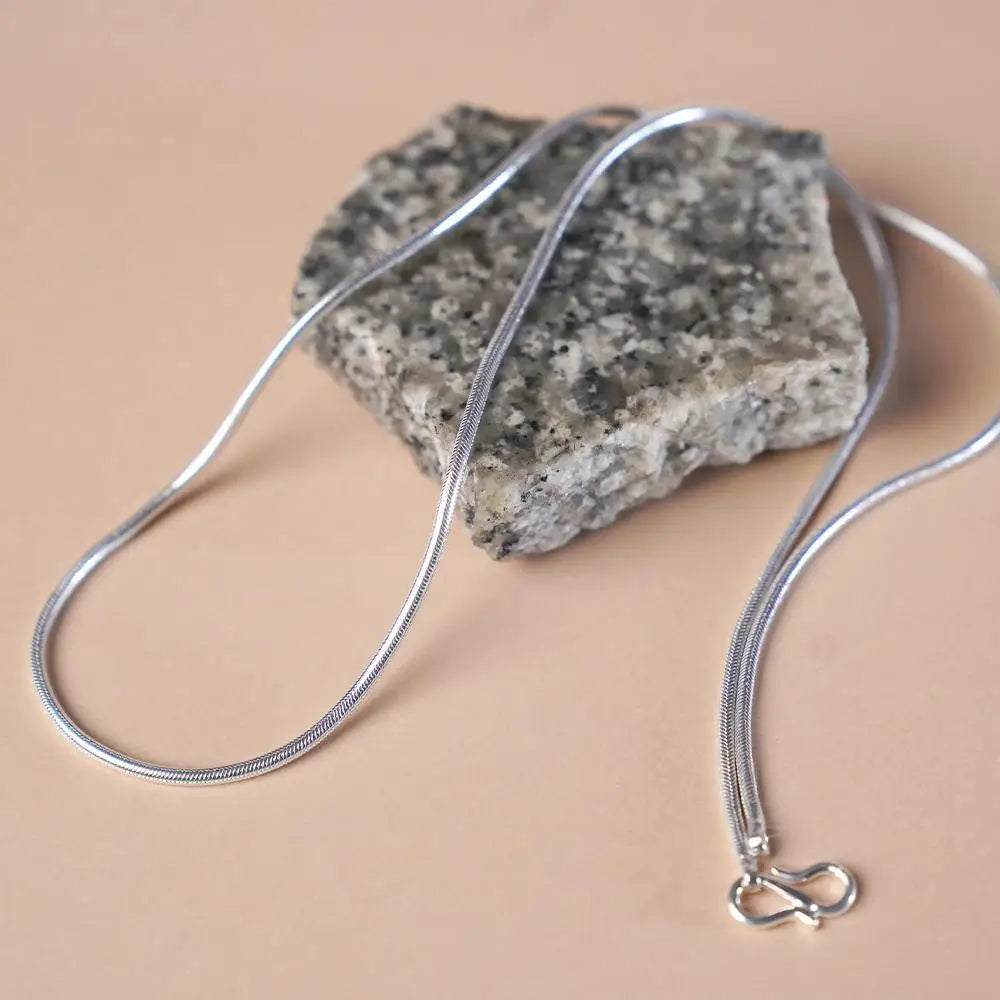 Linga Bhairavi Silver long Chain. Holds Linga Bhairavi Gold, Silver and Copper pendants.