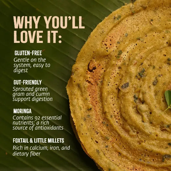 Millet and Moringa Dosa Mix 200g