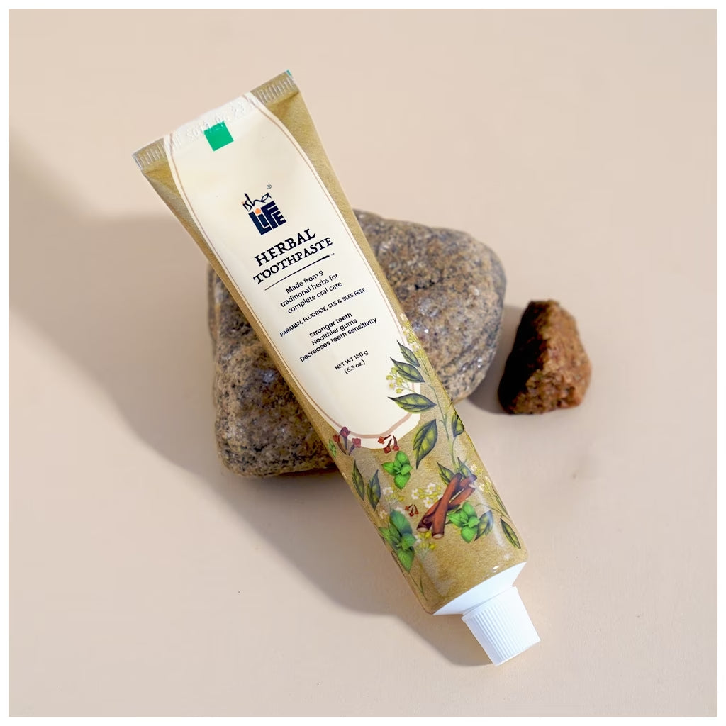 Lsl Toothpaste Herbal Toothpaste (Paraben, Fluoride, SLS, & SLES Free), 150 gm – Isha ...