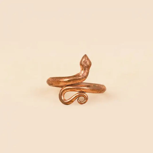 Copper Snake Ring