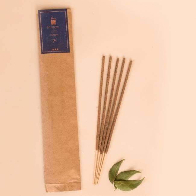 Handmade Natural Neem Incense, 10 Sticks