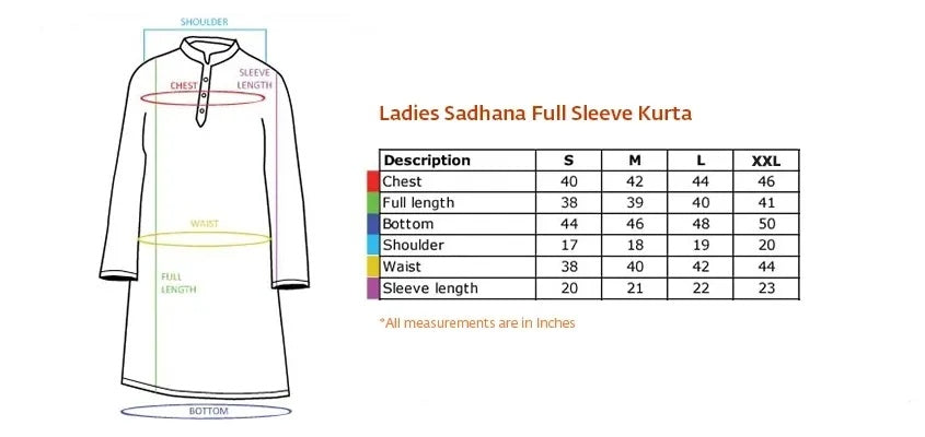 Women's Organic Cotton Sadhana Kurta - White