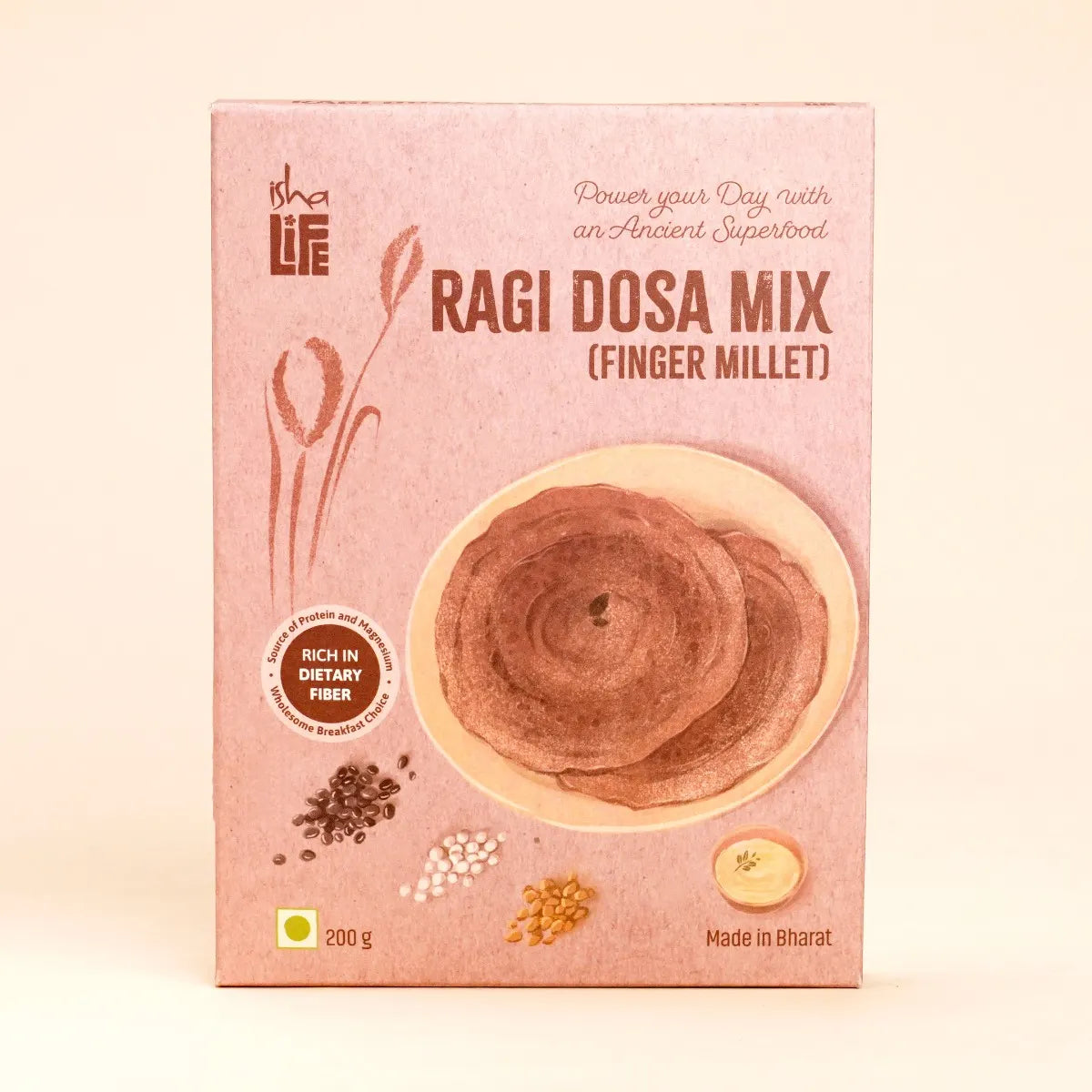 Ragi Dosa Mix (Finger Millet / Nachani), 200 gm.