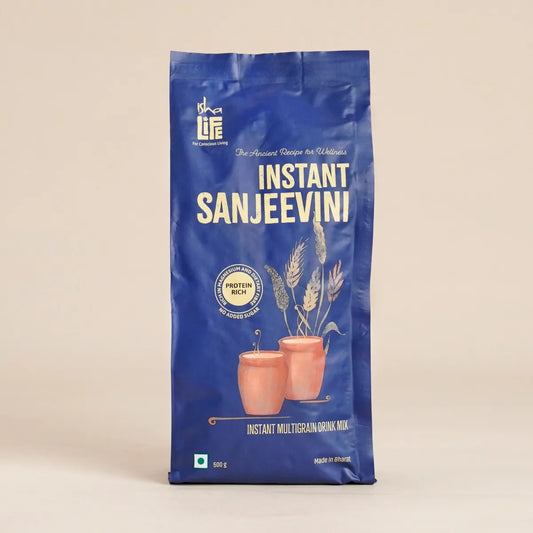 New Instant Sanjeevini Multigrain Health Drink Mix(500 gms). No Added Sugar. Traditional recipe. Contains millets, grains, legumes and spices.