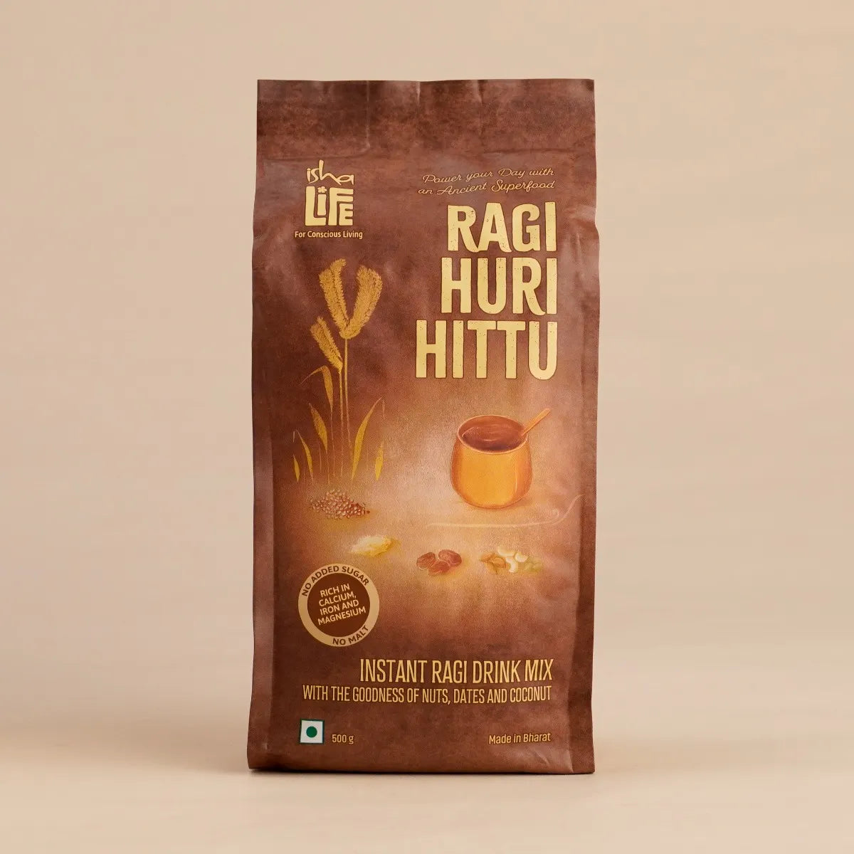 Ragi Huri Hittu (Instant Ragi Drink Mix) - 500 gms