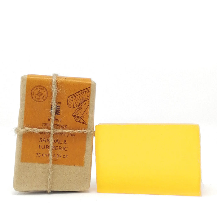 Turmeric & Sandal Handmade Transparent Soap (Paraben & SLES Free), 125 gm