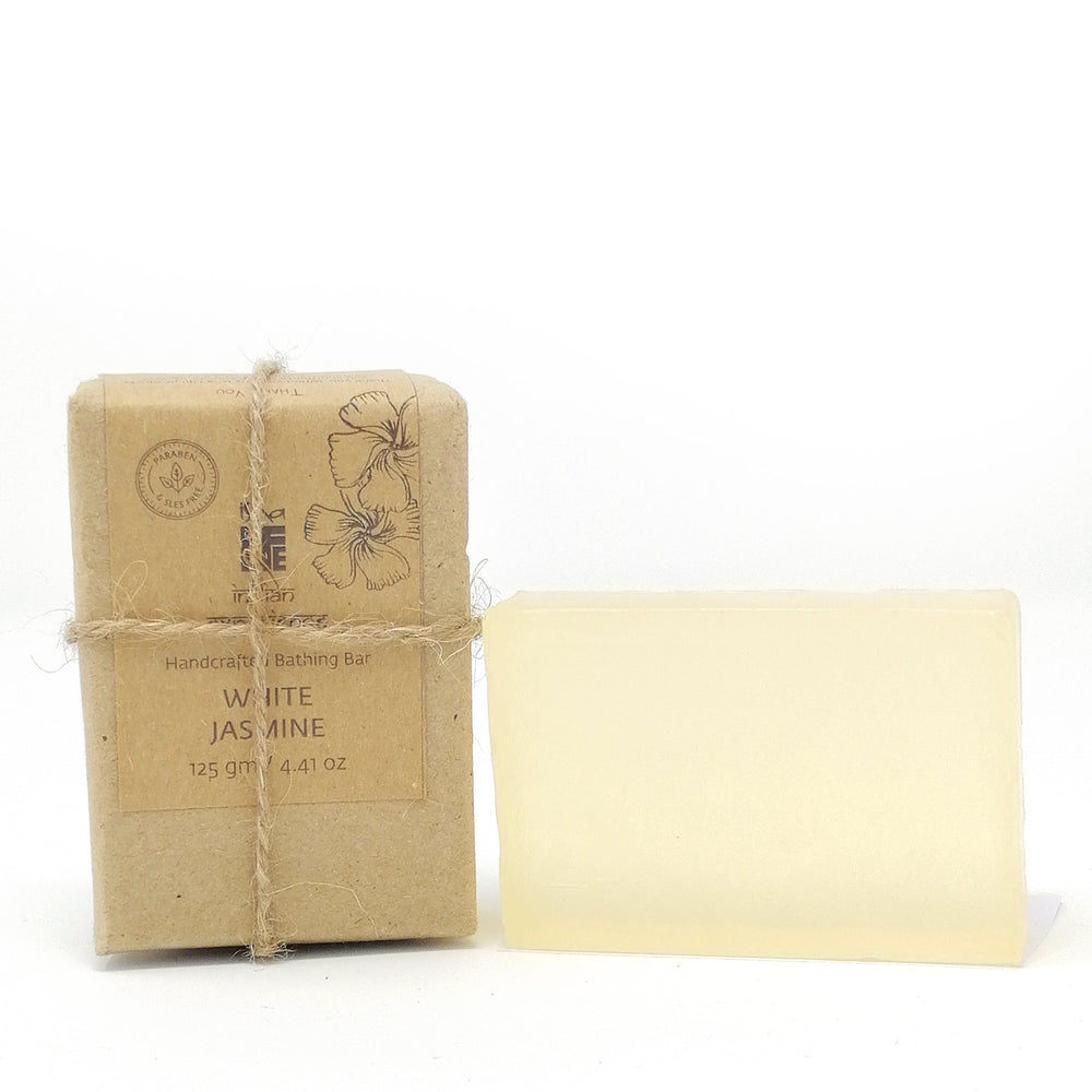 White Jasmine Handmade Transparent Soap (Paraben & SLES Free), 125 gm