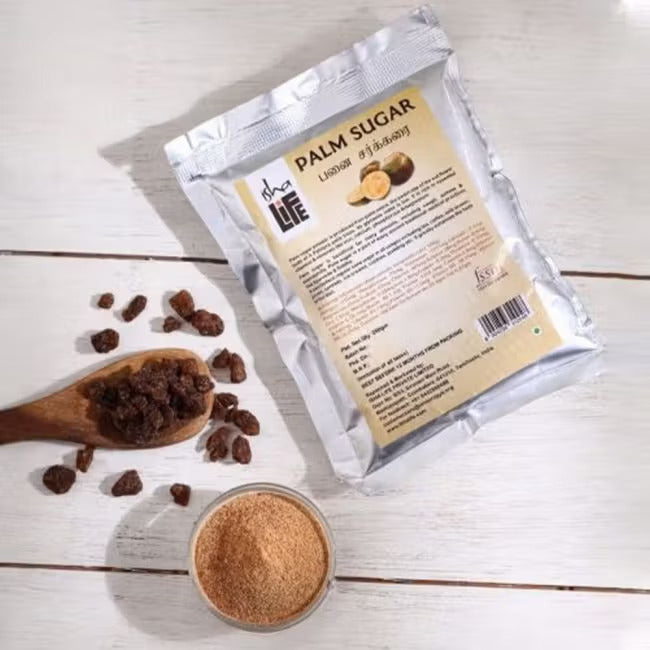 Organic Palm Sugar (250gm). Natural sweetener. Alternative to refined sugar.