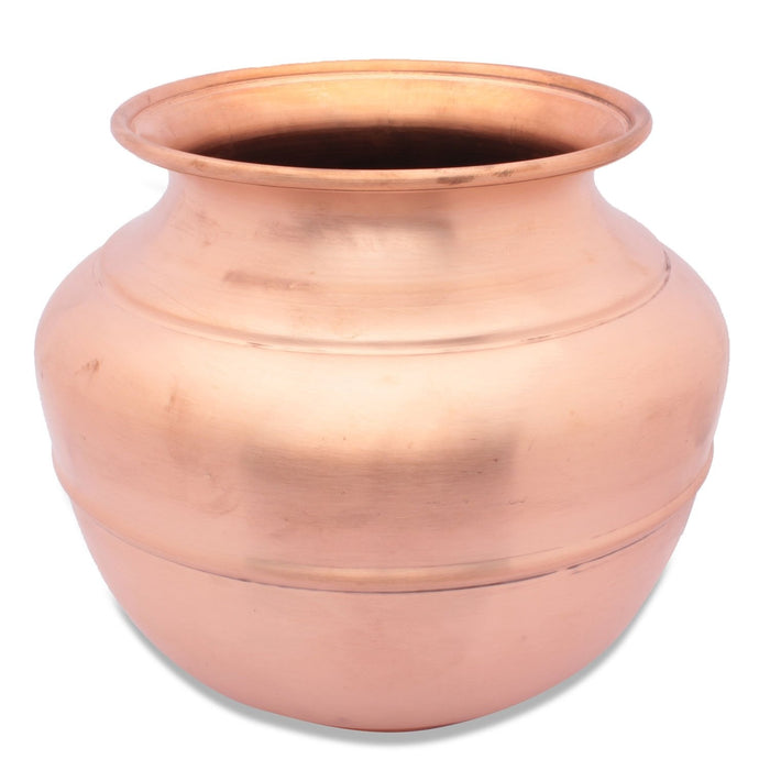 Copper Water Storage (Jeevarasam Pot), 10 Liters