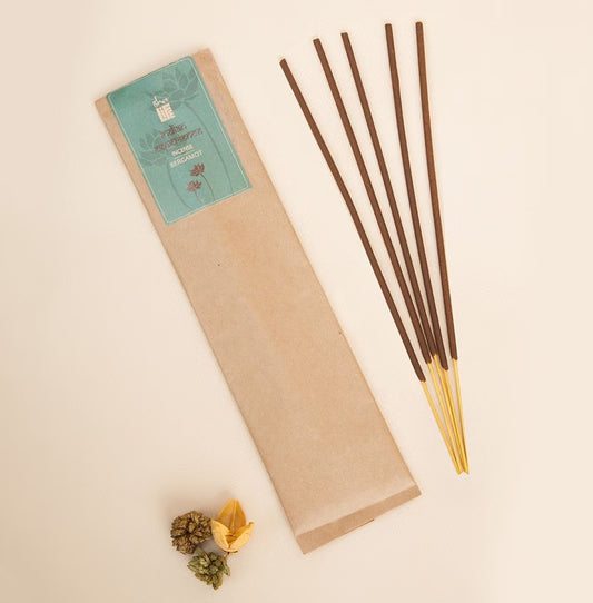 Organic Incense Bergamot, 10 Sticks