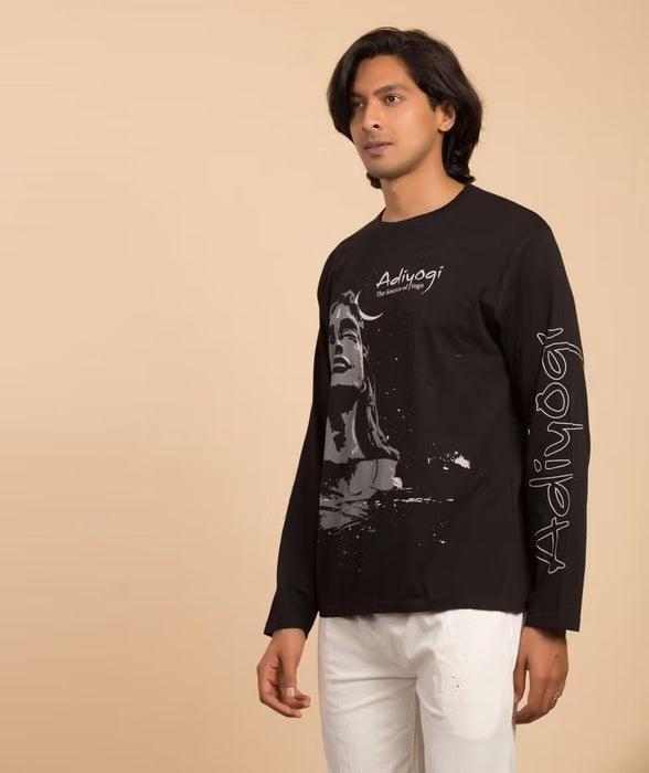 Unisex Adiyogi T-Shirt - Black