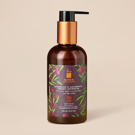 Bloom Refreshing & Age Defense Shower Gel With Acai Berry Fruit Extract 200 ml