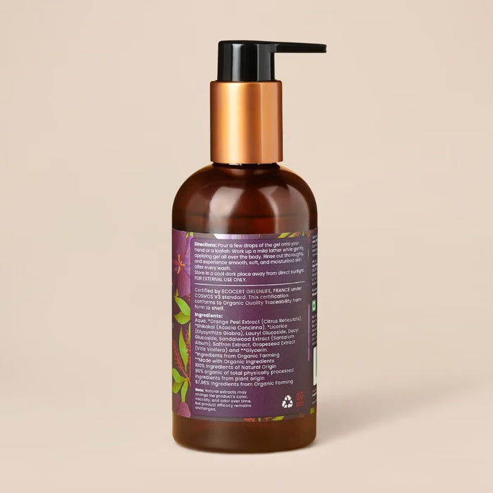 Bloom Refreshing & Skin Brightening Shower Gel With Saffron & Sandalwood Extract 200ml