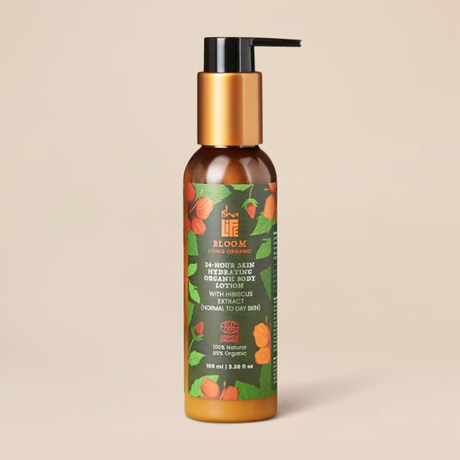 Bloom 24 Hours organic Body Lotion (Normal to Dry Skin) 100ml