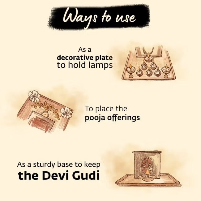 Devi Offering Plate / Gudi Plate